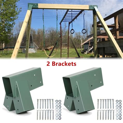 t swing using metal angle brackets|wooden swing set brackets.